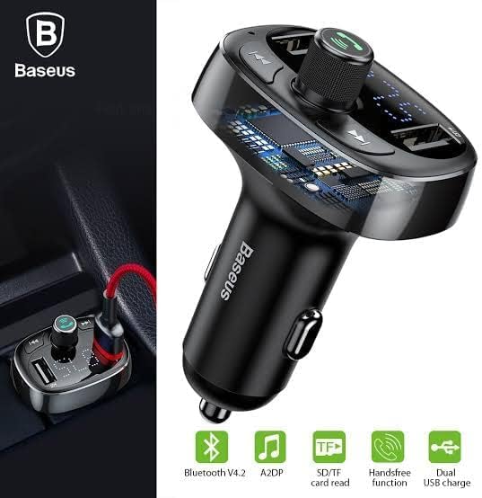 Bluetooth MP3 Car Charger T-Typed , شاحن سيارة بلوتوث MP3 على شكل حرف T