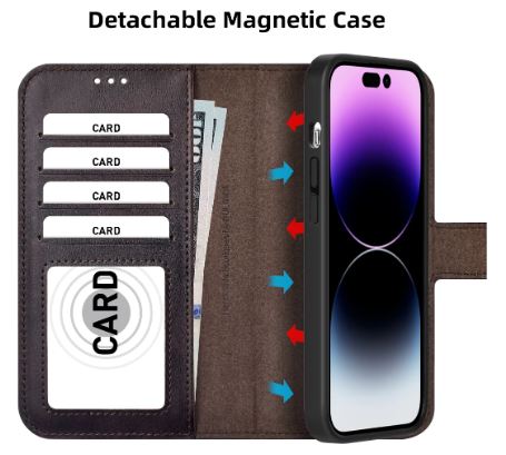 Detachable Phone Wallet , محفظة هاتف قابلة للفصل